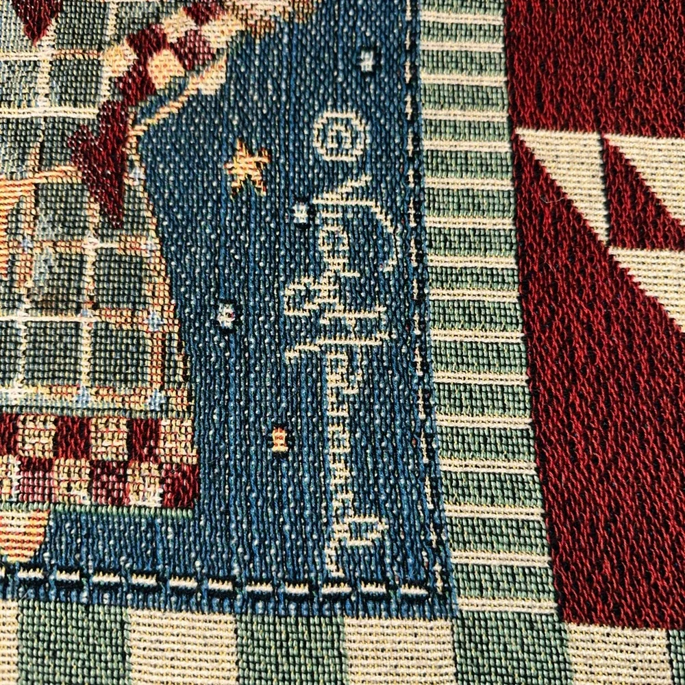 VTG “12 Months Of The Year”BLANKET/Throw Vicky Howard 52” X 71” Farmhouse EUC
